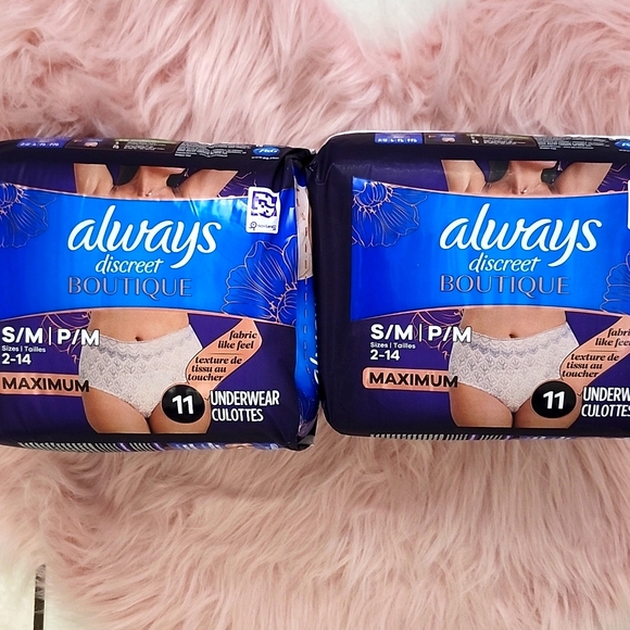 Brand New 2CT BUNDLE ALWAYS DISCREET BOUTIQUE UNDERWEAR-S/M - Picture 2 of 5